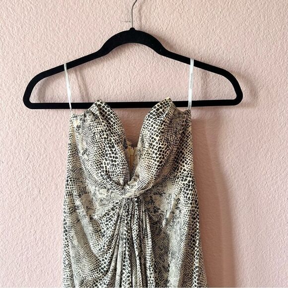 Zimmermann Monochrome Snake Print Mini Dress - Picture 7 of 16